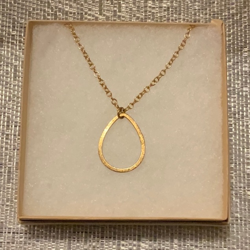 💐Oval disc think chain Necklace